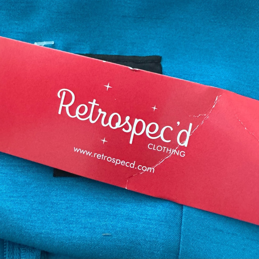 Stunning Retro Teal Party Dress by RetroSpec'd - Picture 6 of 6